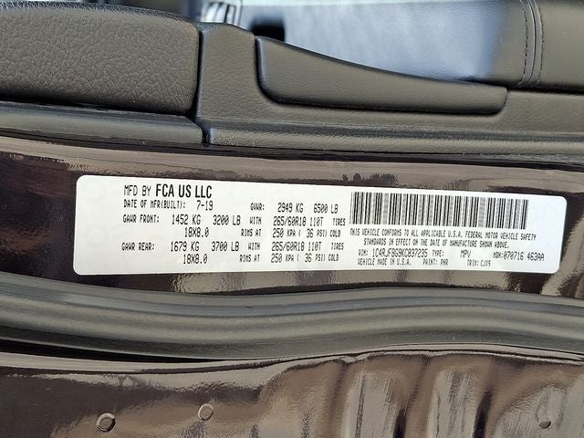 2019 Jeep Grand Cherokee Limited