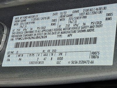 2022 Ford Escape SEL