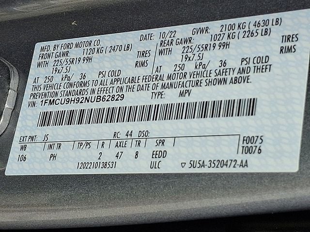 2022 Ford Escape SEL