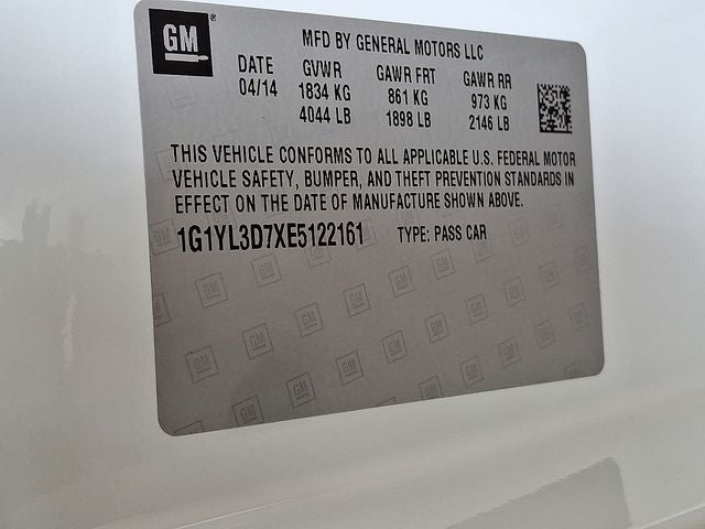 2014 Chevrolet Corvette Stingray Z51 3LT