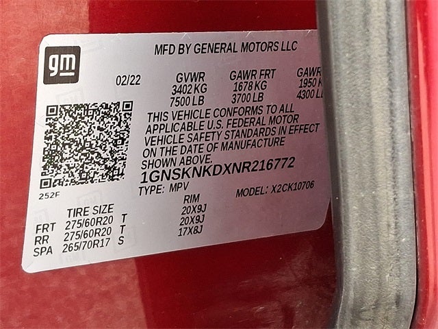 2022 Chevrolet Tahoe LT