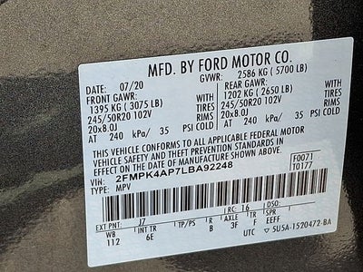 2020 Ford Edge ST