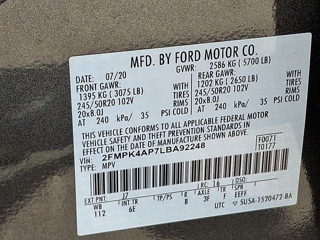 2020 Ford Edge ST