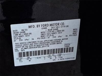 2023 Lincoln Nautilus Reserve AWD w/201a