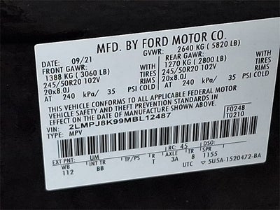 2021 Lincoln Nautilus Reserve AWD