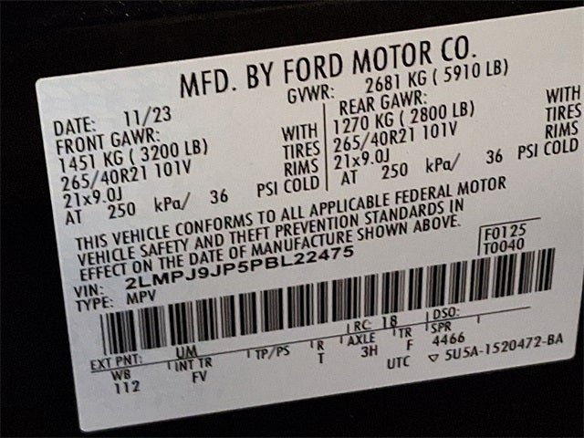 2023 Lincoln Nautilus Black Label AWD