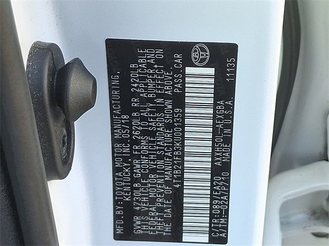 2019 Toyota Avalon Hybrid XLE Plus