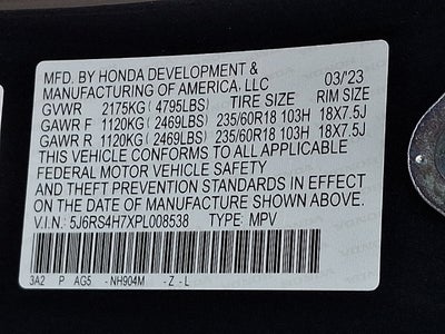 2023 Honda CR-V EX-L w/o BSI