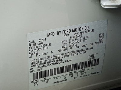 2022 Lincoln Aviator Standard AWD w/Elements/Premium Pkgs
