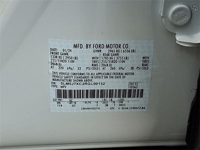 2024 Lincoln Aviator Reserve AWD w/Elements Pkg Plus