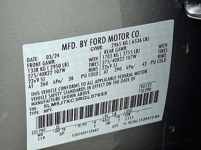 2024 Lincoln Aviator Reserve Premium w/201a, Dynamic Handling/Jet Pkgs