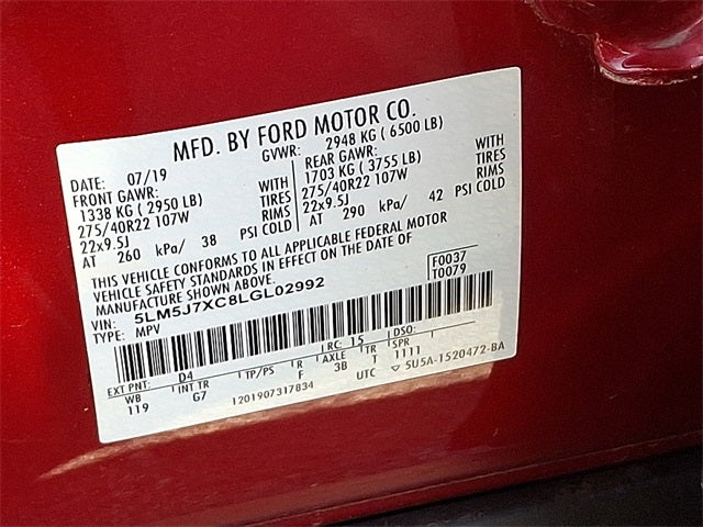 2020 Lincoln Aviator Reserve AWD w/202a, Dynamic Handling Pkg, Convenience Pkg