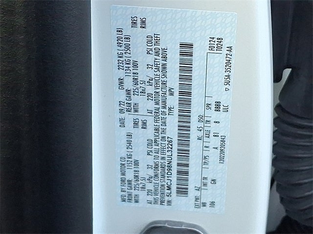 2022 Lincoln Corsair Standard AWD w/101a