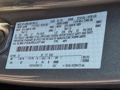 2024 Lincoln Corsair Premiere AWD w/101a