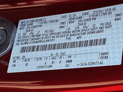 2024 Lincoln Corsair Premiere AWD w/101a, Panoramic Sunroof, Jet Package