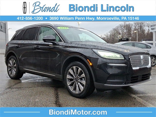 2022 Lincoln Corsair Reserve AWD w/Elements Pkg, Panoramic Sunroof