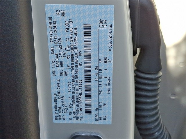 2022 Lincoln Corsair Reserve AWD w/201a