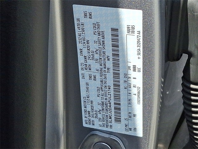2023 Lincoln Corsair Reserve AWD w/201a, Jet Pkg