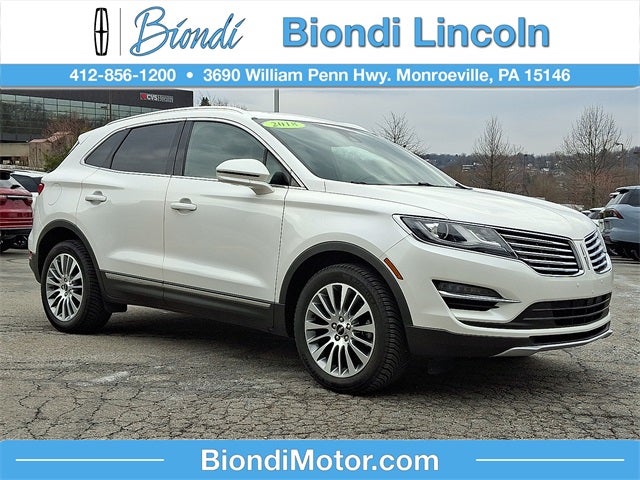 2018 Lincoln MKC Reserve AWD w/Climate Pkg