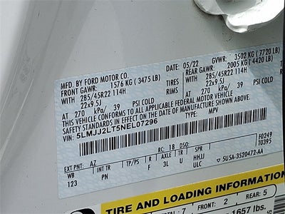 2022 Lincoln Navigator Reserve 4x4 w/201a