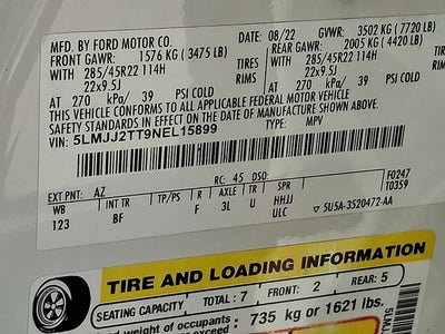 2022 Lincoln Navigator Black Label