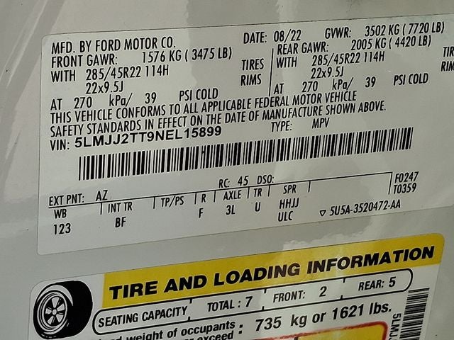 2022 Lincoln Navigator Black Label