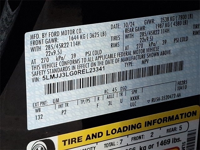 2024 Lincoln Navigator L Reserve 4x4 w/201a