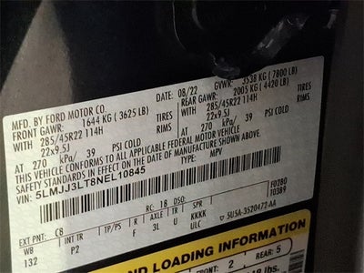 2022 Lincoln Navigator L Reserve AWD w/201a