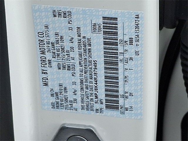 2024 Lincoln Nautilus Reserve AWD w/203a