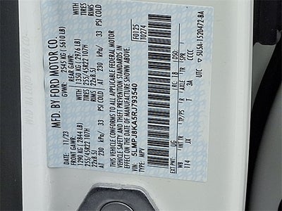 2024 Lincoln Nautilus Reserve AWD w/202a, Jet Package