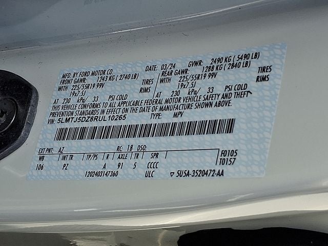 2024 Lincoln Corsair Plug-In Hybrid Grand Touring