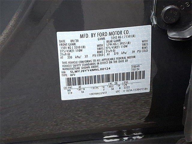 2021 Lincoln Aviator Plug-In Hybrid Black Label Grand Touring