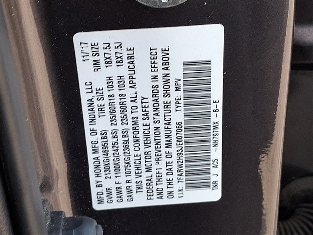 2018 Honda CR-V Touring