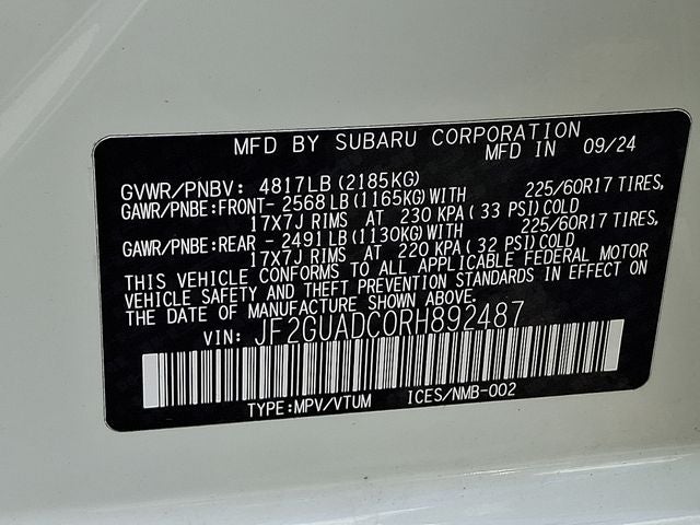 2024 Subaru Crosstrek Premium
