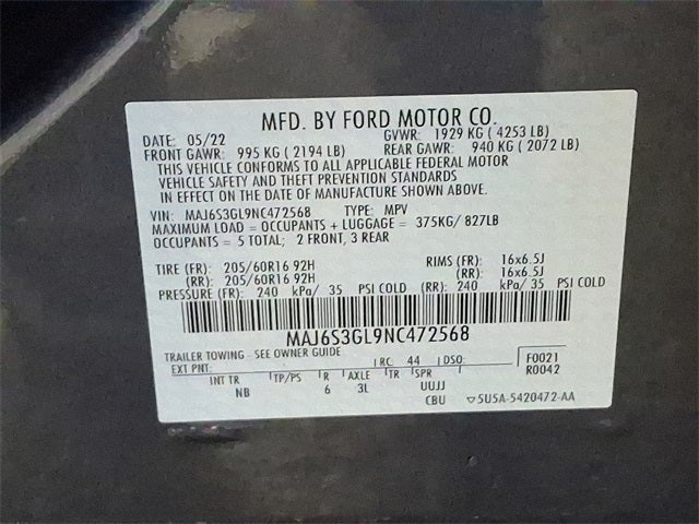 2022 Ford EcoSport SE