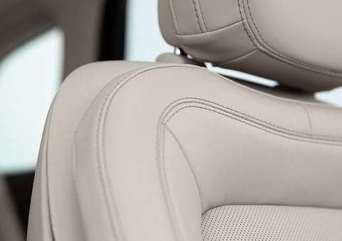 Fine craftsmanship is shown through a detailed image of front-seat stitching. | Biondi Lincoln in Monroeville PA