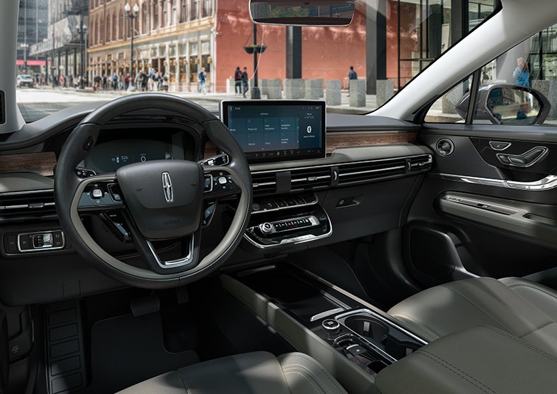 The interior dashboard of 2024 Lincoln Corsair® SUV is shown here. | Biondi Lincoln in Monroeville PA