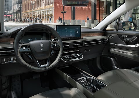 The interior dashboard of 2024 Lincoln Corsair® SUV is shown here. | Biondi Lincoln in Monroeville PA