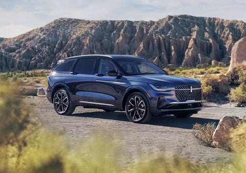 A 2024 Lincoln Nautilus® SUV is parked in a desert national park. | Biondi Lincoln in Monroeville PA