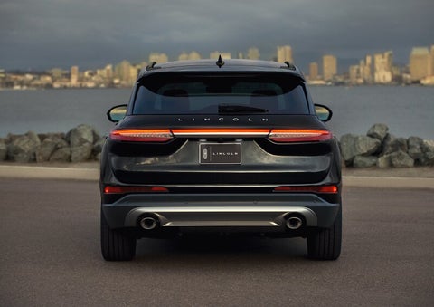 The rear lighting of the 2025 Lincoln Corsair® SUV spans the entire width of the vehicle. | Biondi Lincoln in Monroeville PA