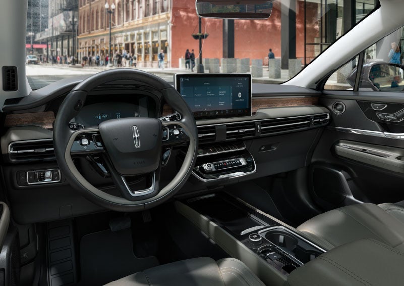 The interior dashboard of 2024 Lincoln Corsair® SUV is shown here. | Biondi Lincoln in Monroeville PA