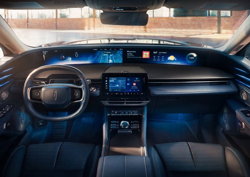 The panoramic display is shown in a 2025 Lincoln Nautilus® SUV. | Biondi Lincoln in Monroeville PA