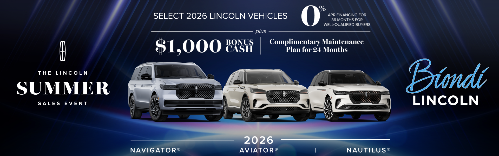 July 2026 New Vehicle Incentives