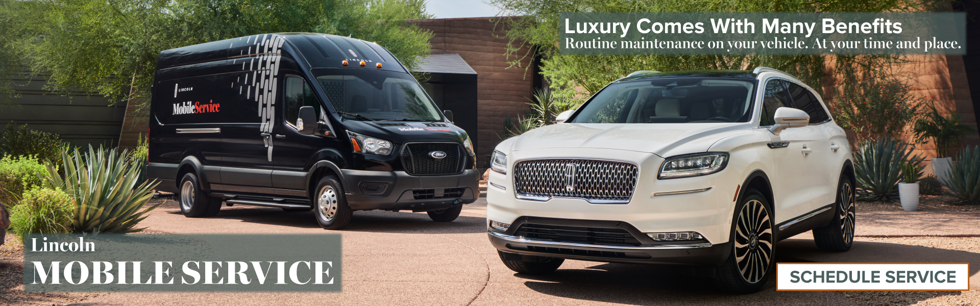 Lincoln Mobile Service -- luxury comes with many benefits.